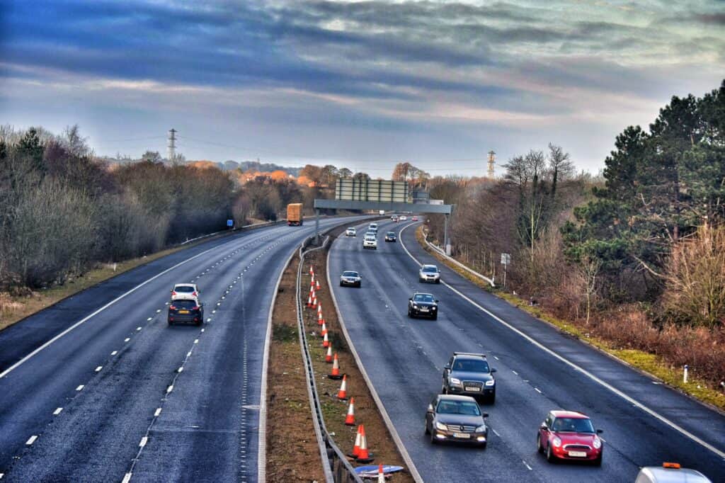 A motorway in the concept of long-distance move
