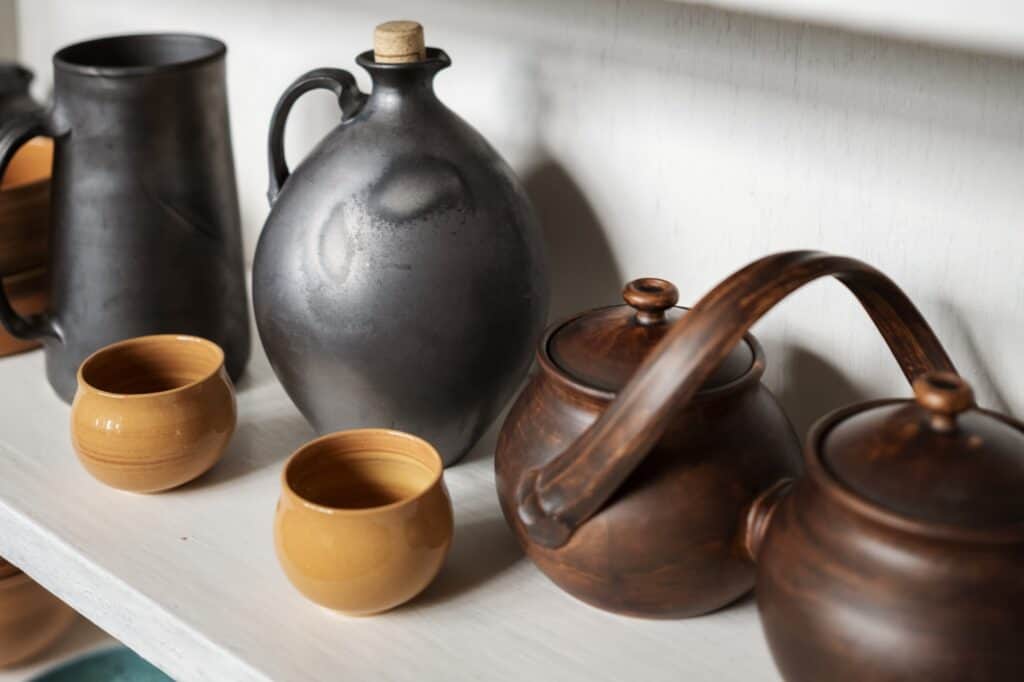 A collection of vessels - fragile items for the move